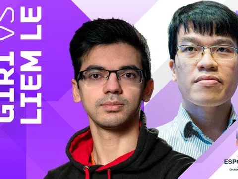 Quang Liêm đánh bại kỳ thủ hạng 8 thế giới Anish Giri tại Oslo Esports Cup 2022