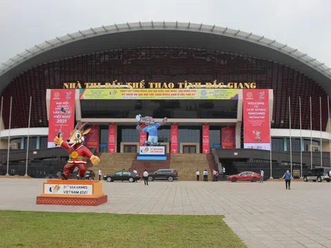 Nhà Thi đấu Thể thao tỉnh Bắc Giang sẵn sàng phục vụ SEA Games 31