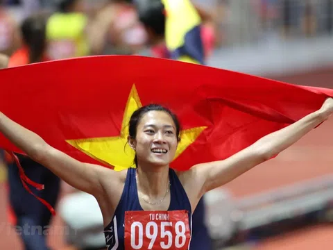 Vận động viên điền kinh Lê Tú Chinh phẫu thuật gối sau khi rút khỏi SEA Games 31