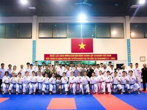 Đội tuyển karate Việt Nam nhận tin vui trước thềm SEA Games 31