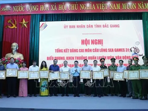Bắc Giang khen thưởng vận động viên, huấn luyện viên xuất sắc tại SEA Games 31