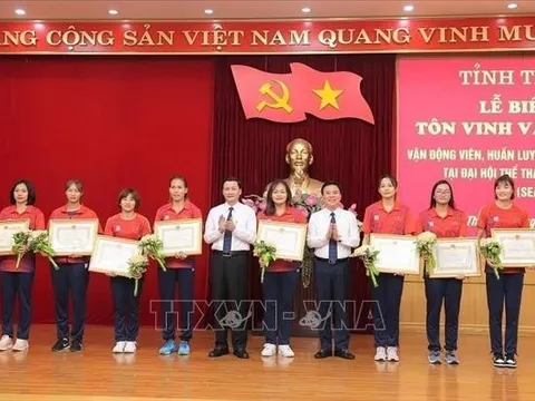 Thanh Hóa khen thưởng vận động viên, huấn luyện viên có thành tích cao tại SEA Games 31