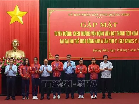 Quảng Bình tuyên dương, khen thưởng vận động viên xuất sắc tại SEA Games 31