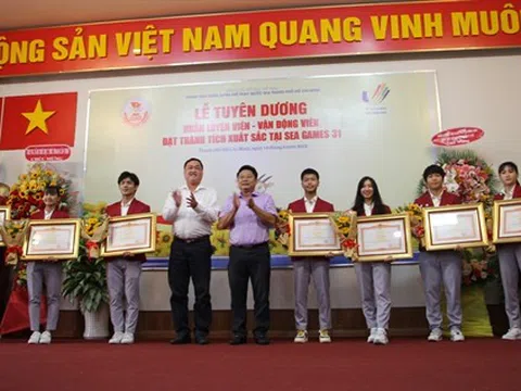 Trung tâm Huấn luyện Thể thao Quốc gia thành phố Hồ Chí Minh tuyên dương huấn luyện viên, vận động viên thành tích xuất sắc tại SEA Games 31