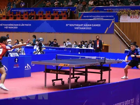Việt Nam sớm bị loại khỏi nội dung đồng đội tại giải Bóng bàn Đông Nam Á 2022