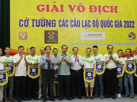 Câu lạc bộ Kinh Bắc dẫn đầu giải cờ Tướng các câu lạc bộ toàn quốc 2022