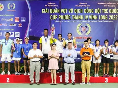 Giải Quần vợt vô địch đồng đội trẻ 2022: Hưng Thịnh TP.HCM vô địch đồng đội nữ U18