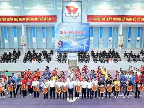 Gần 500 vận động viên tranh tài tại giải vô địch Wushu trẻ quốc gia 2022