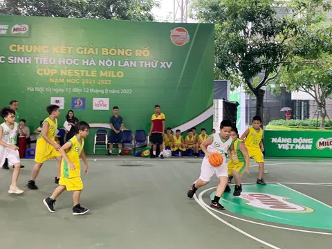 Khai mạc Vòng chung kết giải Bóng rổ Học sinh tiểu học Hà Nội lần thứ XV - Cúp Nestlé Milo 2022