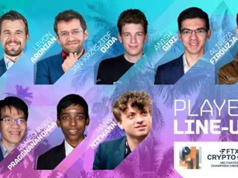 Lê Quang Liêm đánh bại thần đồng cờ Vua Ấn Độ tại FTX Crypto Cup 2022