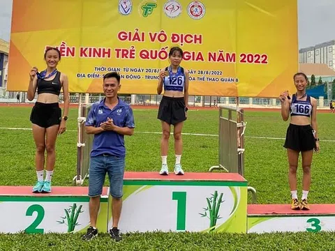 Giải Điền kinh trẻ toàn quốc 2022: Hà Nội nhất toàn đoàn