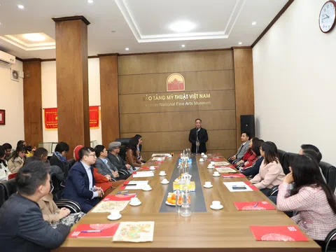 Bảo tàng Mỹ thuật Việt Nam hợp tác xây dựng chương trình học tập, trải nghiệm cho sinh viên