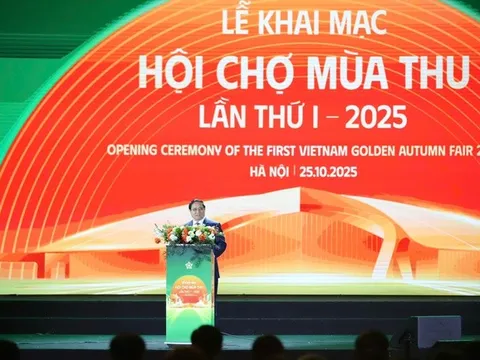 Khai mạc Hội chợ mùa Thu lần thứ nhất - năm 2025: Kết nối con người với sản xuất, kinh doanh