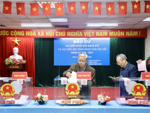 Tỉ lệ cử tri cả nước đi bầu cử đạt trên 99%