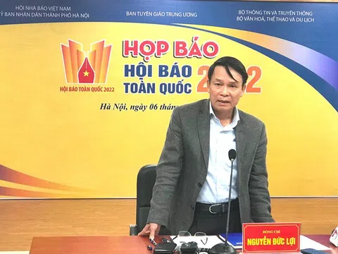 Hội báo toàn quốc 2022 có chủ đề "Báo chí Việt Nam đoàn kết, chuyên nghiệp, hiện đại và nhân văn"
