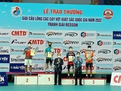 Kết thúc giải Cầu lông các cây vợt xuất sắc quốc gia năm 2022