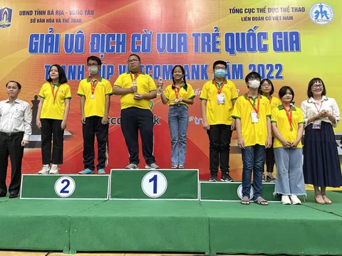 Kết thúc giải cờ Vua trẻ quốc gia - Cúp Vietcombank 2002: Thành phố Hồ Chí Minh thắng lớn!