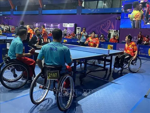 ASEAN Para Games 2022: Bóng bàn Việt Nam hướng tới mục tiêu cao hơn