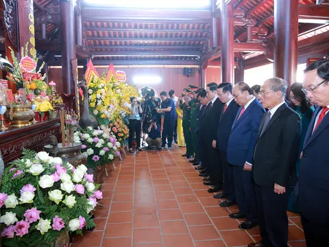 Lãnh đạo Đảng, Nhà nước dự Lễ kỷ niệm 120 năm Ngày sinh Tổng Bí thư Lê Hồng Phong