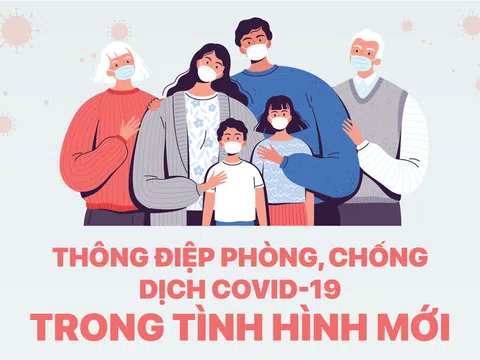 Bộ Y tế phát thông điệp 2K phòng, chống dịch COVID-19 trong tình hình mới