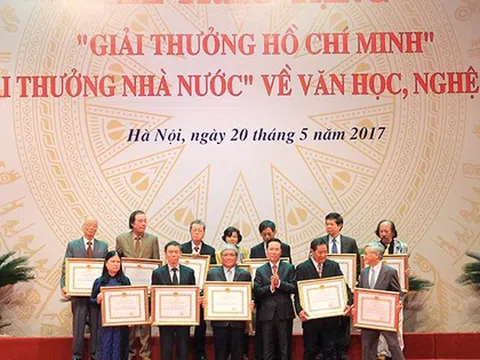 Giải quyết vướng mắc trong việc xét tặng "Giải thưởng Hồ Chí Minh", "Giải thưởng Nhà nước" lĩnh vực văn học nghệ thuật