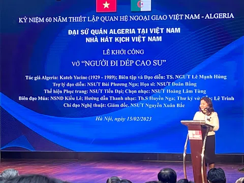 Khởi công vở kịch “Người đi dép cao su” - biểu tượng tình hữu nghị Việt Nam-Algeria