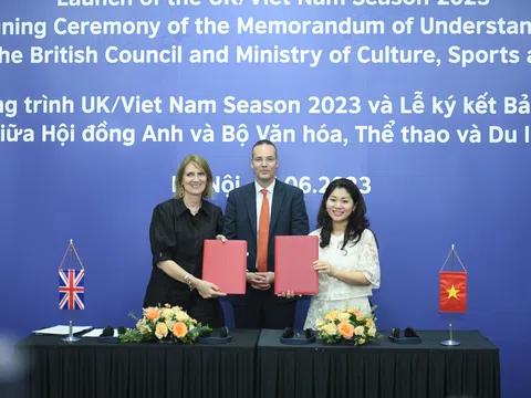 Ký kết Bản ghi nhớ hợp tác giữa Bộ Văn hóa, Thể thao và Du lịch và Hội đồng Anh tại Việt Nam
