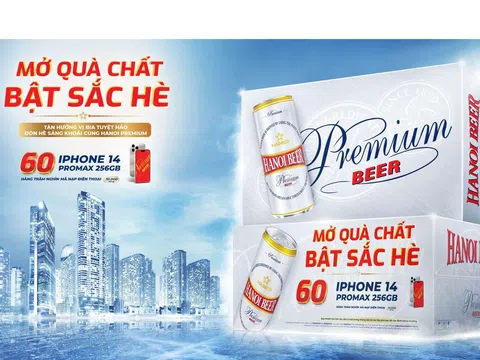 Chào Hè rực rỡ - bật nắp bia HANOI PREMIUM với chương trình khuyến mại "Mở quà chất - Bật sắc hè"