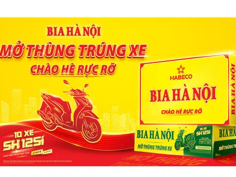 Rực rỡ chào hè, nhận ngay xe SH khi mở thùng bia Hà Nội