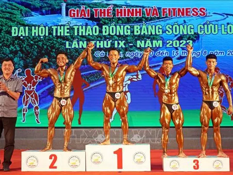 Khai mạc Giải Thể hình và Fitness Đại hội thể thao Đồng bằng sông Cửu Long lần thứ IX