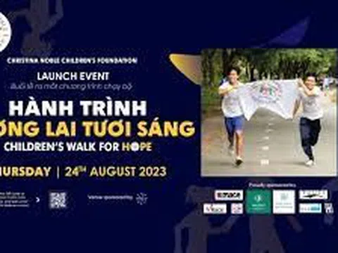 Giải chạy Children's Walk For Hope giúp đỡ trẻ em khó khăn