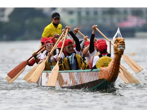 Giải Bơi chải thuyền rồng Hà Nội mở rộng năm 2023