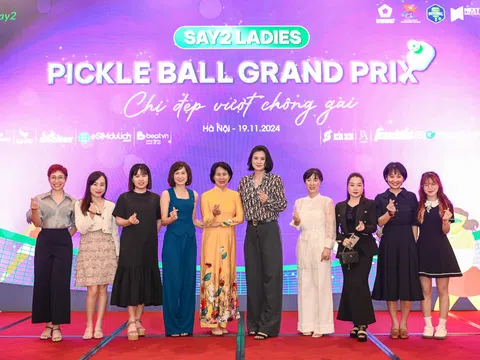 Giải Pickleball “Say2 Ladies Pickleball Grand Prix lần 1 - 2024: Chị đẹp vượt chông gai”