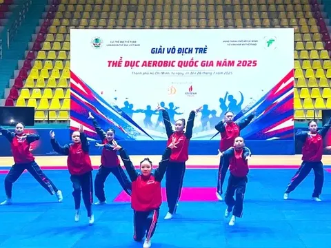 TP.HCM khẳng định vị thế số 1 tại Giải vô địch trẻ Thể dục Aerobic Quốc gia 2025