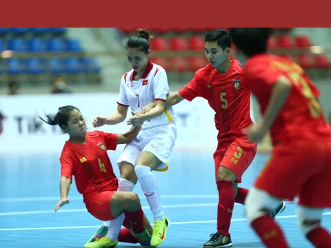 Bóng đá trong nhà SEA Games 31: Đội tuyển futsal nữ Việt Nam khởi đầu ấn tượng