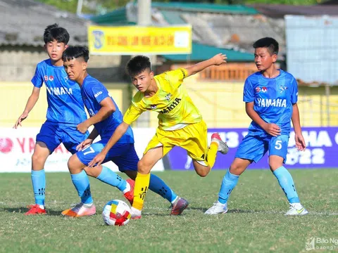 VCK giải bóng đá Thiếu niên (U13) toàn quốc 2022: Sông Lam Nghệ An và Hoàng Anh Gia Lai phô diễn sức mạnh