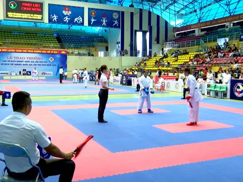 Khởi tranh giải vô địch Karate trẻ toàn quốc 2022