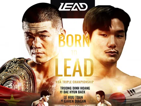 Võ sĩ Boxing số 1 Hàn Quốc thách đấu Trương Đình Hoàng tại Born to Lead