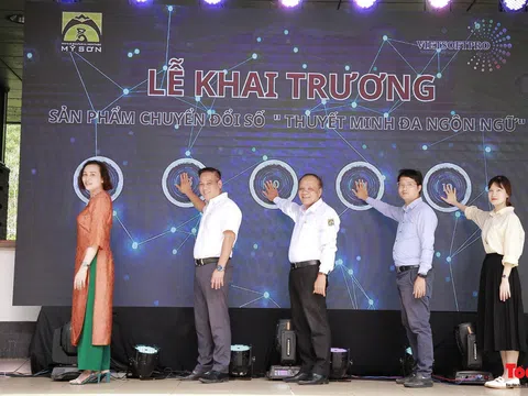 Khai trương sản phẩm thuyết minh đa ngôn ngữ tại Mỹ Sơn