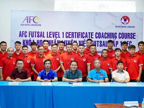 Khai giảng khoá học huấn luyện viên Futsal cấp 1 AFC năm 2023