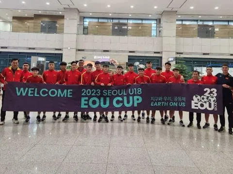 Đội tuyển U18 Việt Nam đã có mặt tại Seoul (Hàn Quốc), sẵn sàng cho các cuộc thử lửa