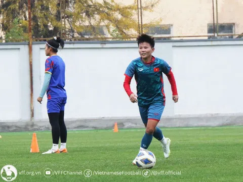Đội tuyển nữ Việt Nam tự tin, tích cực tập luyện hướng tới trận đấu gặp Ấn Độ