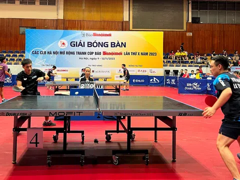 Giải Bóng bàn tranh Cúp Báo Hànộimới lần thứ X: Sức nóng từ các tuyển thủ quốc gia