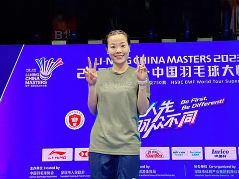 Giải Cầu lông LI-NING China Masters 2023: Nguyễn Thùy Linh gây bất ngờ khi thắng nhà vô địch Olympic