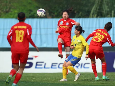 Vòng 4 giải Bóng đá nữ vô địch quốc gia - cúp Thái Sơn Bắc 2023: TP.HCM I giành ngôi đầu