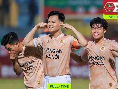 Vòng 8 V.League 2023-2024: Công an Hà Nội thắng trong ngày không có thầy Gong