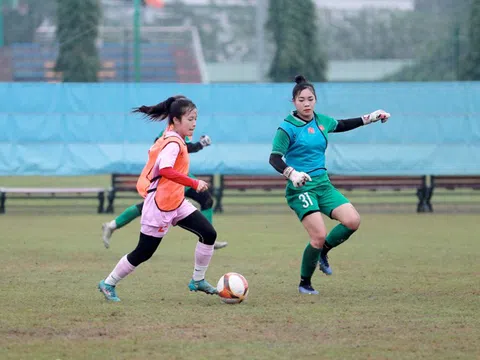 Đội tuyển U20 nữ Việt Nam tích cực chuẩn bị cho Vòng chung kết U20 nữ châu Á 2024