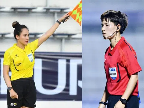 Hai trọng tài Việt Nam được bổ nhiệm tham gia Vòng chung kết giải Bóng đá U20 nữ châu Á 2024