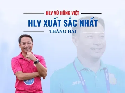 Nam Định đoạt hat-trick giải thưởng tháng 2 tại V.League 2023-2024