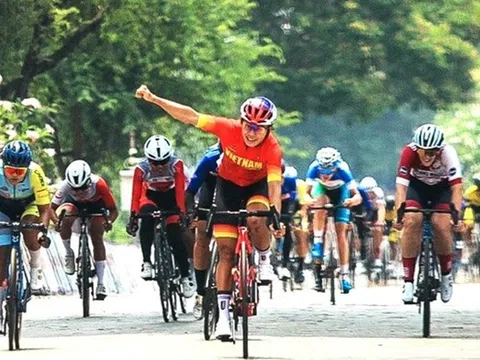 Nguyễn Thị Thật thắng chặng mở màn giải đua Xe đạp Tour of Thailand 2024